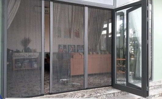 Cửa lưới chống muỗi dạng xếp không ray ghép cánh cao cấp Cửa lưới chống muỗi dạng xếp không ray ghép cánh cao cấp