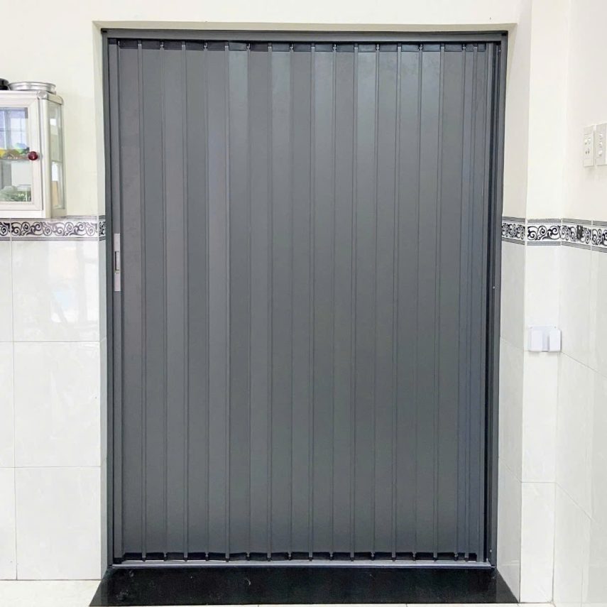 Cửa xếp lá nhôm cao cấp 3